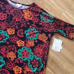 LuLaRoe Floral Irma Hi/Lo Tunic